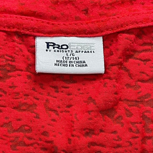 Pro Edge UGA Tee Women's Size Large University of Georgia Bulldogs Red V-Neck - Picture 5 of 10